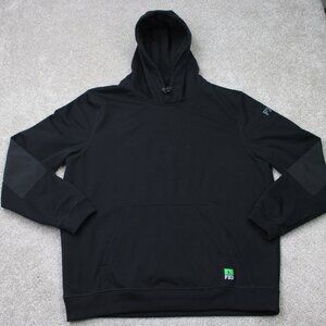 FXD Hoodie Men 3XL XXXL Black Elbow Pads Waffle Liner Pullover Hooded Sweatshirt